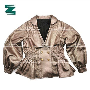 COAT FOR KIDS IN LIGHT PU