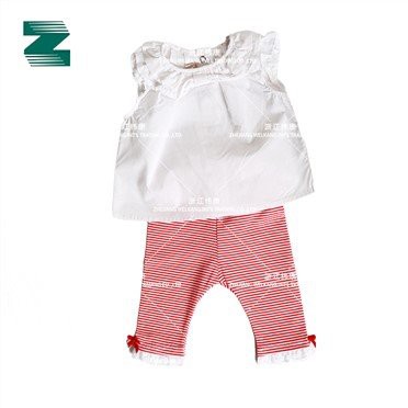 Kids Blouse With Embroidered Ruffles