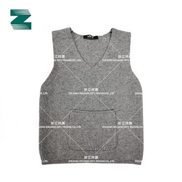 Sweater Vest For Kids With Front Pocket